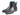 Paul Parkman Men's Leather Chelsea Boots in Black & Gray