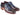 Paul Parkman Men's Opanka Construction Oxfords in Blue & Bordeaux