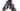 Paul Parkman Men's Opanka Construction Oxfords in Blue & Bordeaux