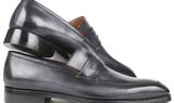 Paul Parkman Men's Goodyear Welted Loafers in Gray Burnished