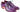Paul Parkman Men's Opanka Construction Hand-Painted Oxfords in Purple