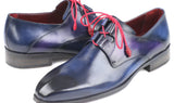 Paul Parkman Men's Ghillie Lacing Dress Shoes in Blue