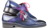 Paul Parkman Men's Ghillie Lacing Dress Shoes in Blue