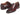 Paul Parkman Men's Hand-Painted Oxfords in Dark Bordeaux
