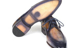 Paul Parkman Men's Ghillie Lacing Dress Shoes in Camel & Purple