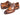 Paul Parkman Men's Ghillie Lacing Wingtip Brogues in Brown and Camel
