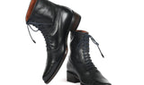 Paul Parkman Men's Goodyear Welted Leather Boots in Black