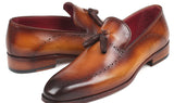 Paul Parkman Men's Tassel Loafers in Brown