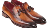 Paul Parkman Men's Tassel Loafers in Brown