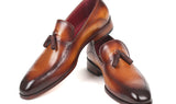 Paul Parkman Men's Tassel Loafers in Brown