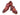 Paul Parkman Woven Leather Single Monkstraps in Reddish Brown