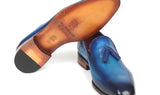Paul Parkman Men's Tassel Loafers in Blue