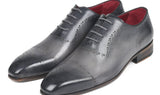 Paul Parkman Hand-Painted Classic Brogues in Grey