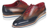 Paul Parkman Men's Smart Casual Wingtip Oxfords in Multiple Colors