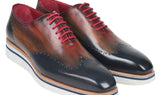 Paul Parkman Men's Smart Casual Wingtip Oxfords in Multiple Colors