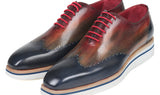 Paul Parkman Men's Smart Casual Wingtip Oxfords in Multiple Colors