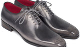 Paul Parkman Men's Wholecut Oxfords in Gray & Black