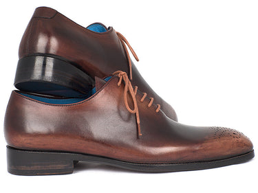 Paul Parkman Men's Wholecut Oxfords in Camel & Brown