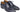 Paul Parkman Men's Hand-Painted Medallion Toe Wholecut Oxfords in Navy