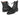 Paul Parkman Men's Croco-Embossed Leather Lace-Up Boots in Black