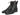 Paul Parkman Men's Croco-Embossed Leather Lace-Up Boots in Black