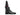 Paul Parkman Men's Croco-Embossed Leather Lace-Up Boots in Black