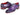 Paul Parkman Men's Hand-Painted Goodyear Welted Wholecut Oxfords in Purple