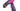 Paul Parkman Men's Hand-Painted Goodyear Welted Wholecut Oxfords in Purple