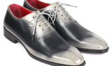 Paul Parkman Men's Hand-Painted Oxfords in Gray