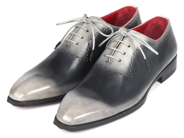 Paul Parkman Men's Hand-Painted Oxfords in Gray