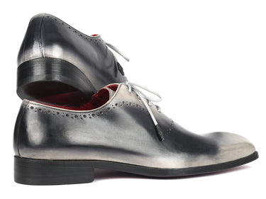 Paul Parkman Men's Hand-Painted Oxfords in Gray