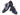 Paul Parkman Medallion Toe Derby Shoes in Navy