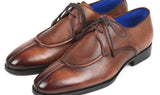 Paul Parkman Men's Split Toe Derby Shoes in Brown