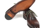 Paul Parkman Men's Medallion Toe Oxfords in Brown