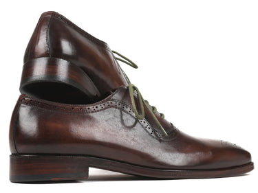 Paul Parkman Men's Medallion Toe Oxfords in Brown