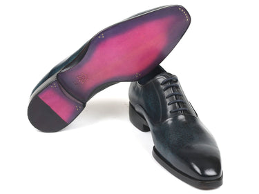 Paul Parkman Men's Plain Toe Oxfords in Navy