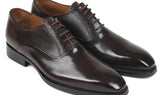 Paul Parkman Men's Plain Toe Oxfords in Brown