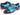 Paul Parkman Cap-Toe Derby Shoes in Blue & Turquoise Two Tone
