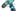 Paul Parkman Cap-Toe Derby Shoes in Blue & Turquoise Two Tone