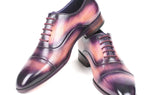 Paul Parkman Men's Cap-Toe Oxfords in Purple