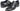 Paul Parkman Men's Wingtip Single Monkstraps in Black