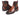 Paul Parkman Men's Leather Chelsea Boots in Brown Burnished