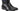 Paul Parkman Men's Side Zipper Leather Boots in Black