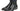 Paul Parkman Men's Side Zipper Leather Boots in Black