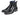 Paul Parkman Men's Side Zipper Leather Boots in Black