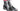Paul Parkman Men's Leather Lace-Up Boots in Gray Burnished