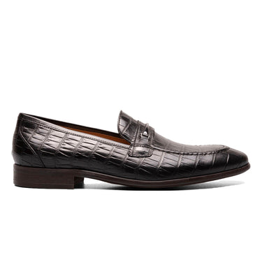 Stacy Adams Ferdinand Moc Toe Bit Slip On in Black