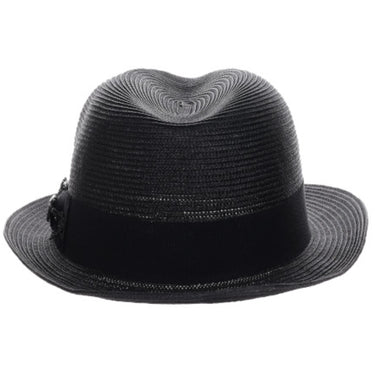 Stacy Adams Spire Poly Braid Pinch Front Fedora