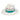 Stetson Citrine Wide Brim Vented Shantung Straw Fedora in Natural / Turquoise