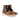DapperFam Ryker in Tweed / Cognac / Dark Brown Men's Sartorial & Lux Suede & Hand-Painted Patina Moc Boot in Tweed / Cognac / Dark Brown #color_ Tweed / Cognac / Dark Brown